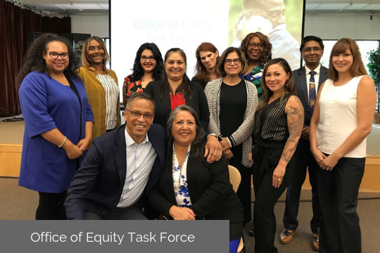 Office of equity task force team members posing together